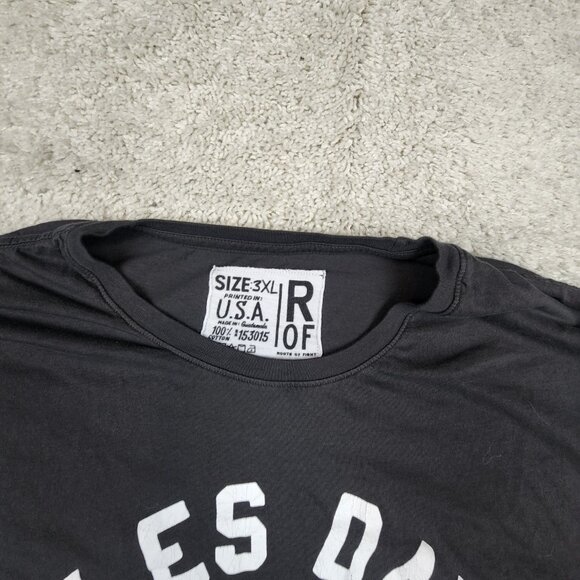 Roots of Fight X Miles Davis NYC Shirt Size 3XL XXXL Charcoal Vintage Style Y2K - Picture 4 of 7